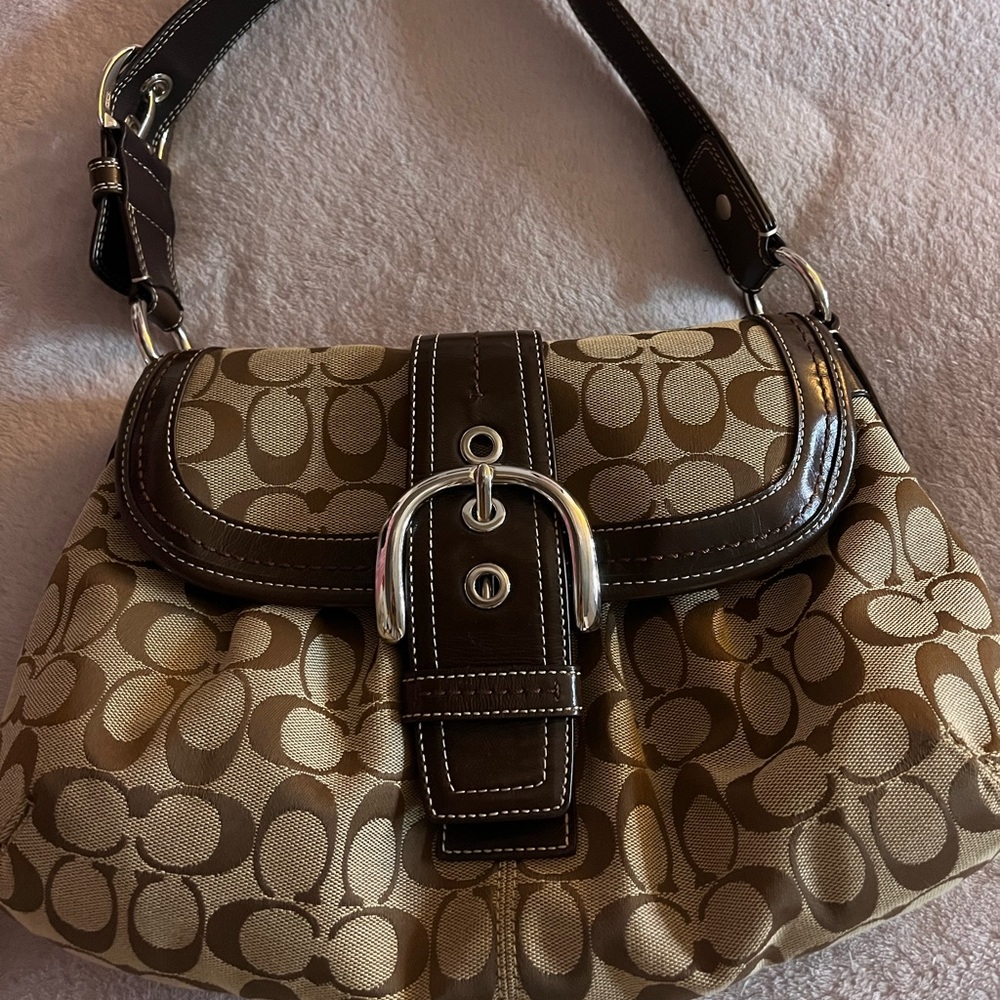 Vintage coach shoulder bag